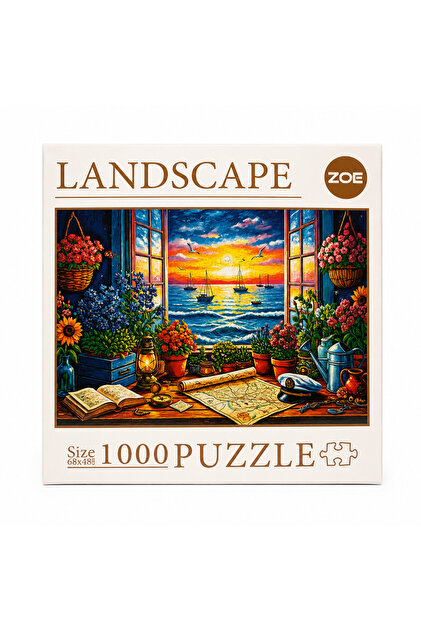 Zoe Landscape Collection – Göl Kenarında Huzur | 1500 Parça Puzzle