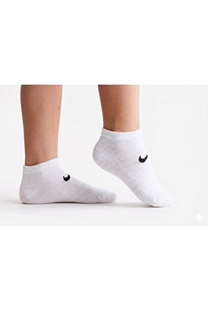 BASIC NO SHOW 3PK 3'LÜ BEYAZ SOKET ÇOCUK ÇORAP RN0025 (23-27 NUMARA)