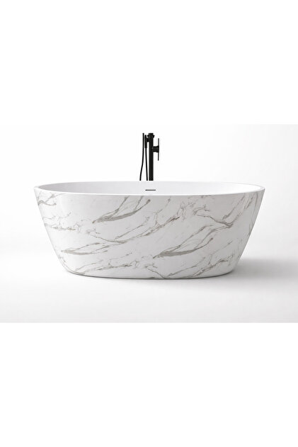 Cada baie freestanding Taormina Alb