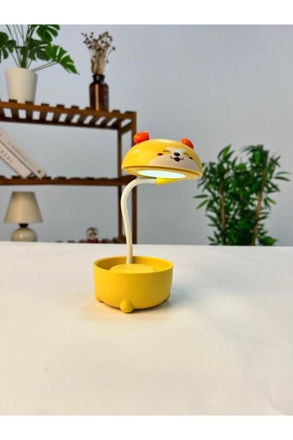 Ayıcık Masa Üstü Çocuk Lambası - Sarı