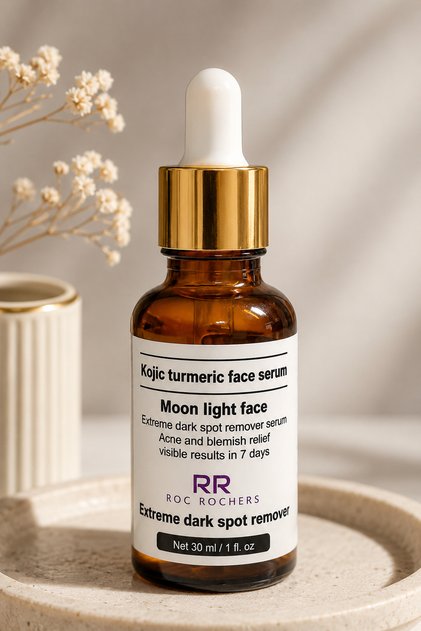 Intensive Care Serum Enriched with Kojic Acid and Turmeric Extracts – Helps Reduce the Appearance of Dark Spots, Hyperpigmentation, and Uneven Skin Tone