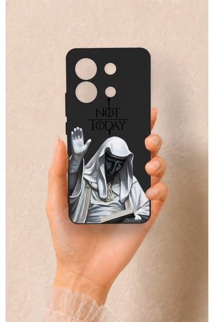 Redmi Note 13 Pro 5g Compatible Not Today Patterned Silicone Case