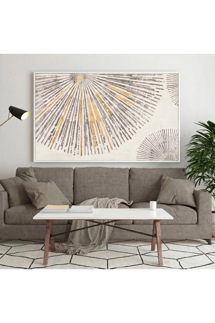 Modern Abstract Art Painting - Luxury Geometric Design Canvas Wall Art