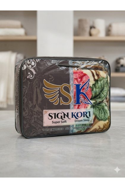 Sine Korean Blanket | Single Blanket 160X220 cm – 2 kg – Single Layer, Soft and Practical