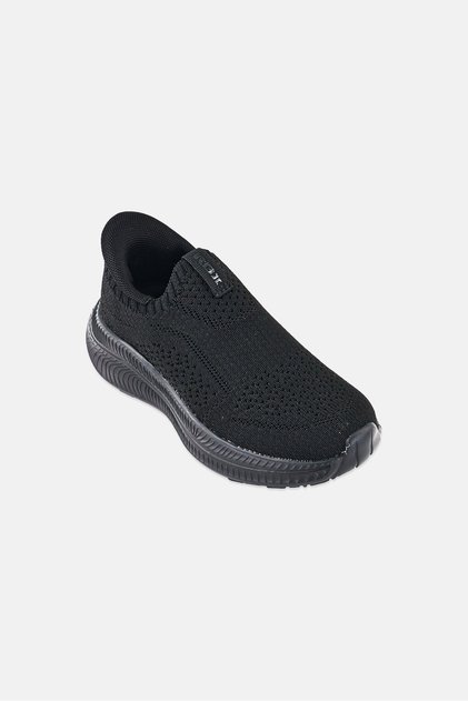 Toddlers Girl Slip On Shoes, Black