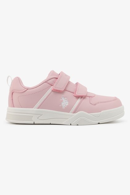 Kena Girl's Comfortable Stylish Casual Everyday Low Top Sneaker - Powder