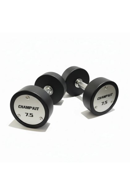 زوج دمبل دائري مطاطي بوزن ثابت من 2.5KG إلى 20KG