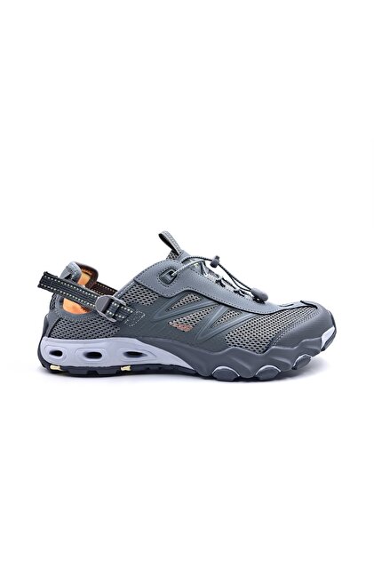 Erkek 45 Beden Tekking Outdoor Aqua Koyu Gri Spor Sandalet Ayakkabı