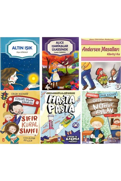 Elementary School 1.2Nd and 3Rd Grade 6-Book Reading Set, Sıfır Kural Sınıfı & Özgürlüğün Sınırları , Hasta Pasta & Evrenin En Saçma Macerası , Operasyon Nohut Pilav - Savunma Hakkı