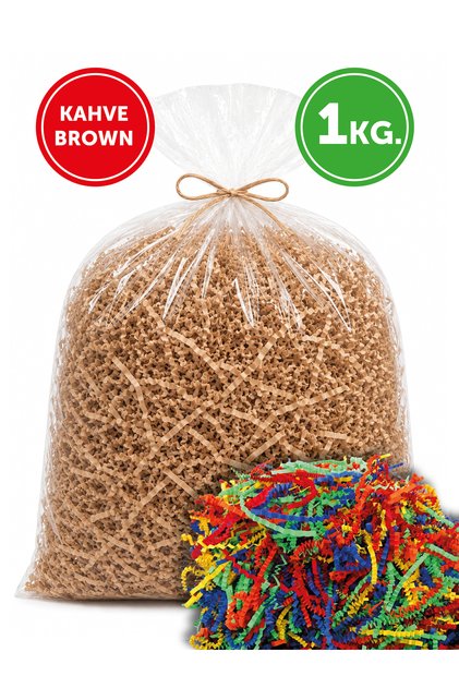 Kırpık Kağıt, Hediye Kutu Süsleme Dolgu Kağıdı – Kırpıntı Z Zigzag Kağıt (1 Kg.)