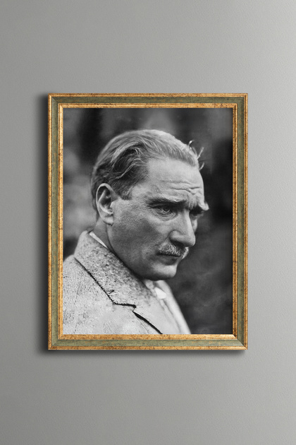 Ataturk - Vintage Patterned Painting - Fine Model