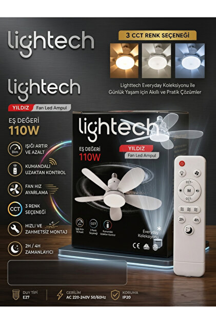 Yıldız 110W Fanlı Led Ampul