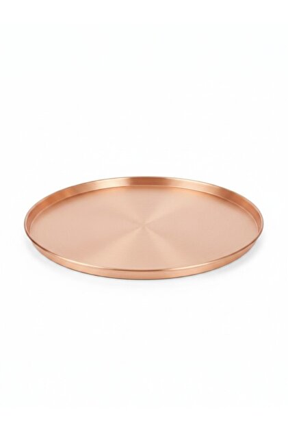 Fashionable Copper Kunefe Tray 33 cm
