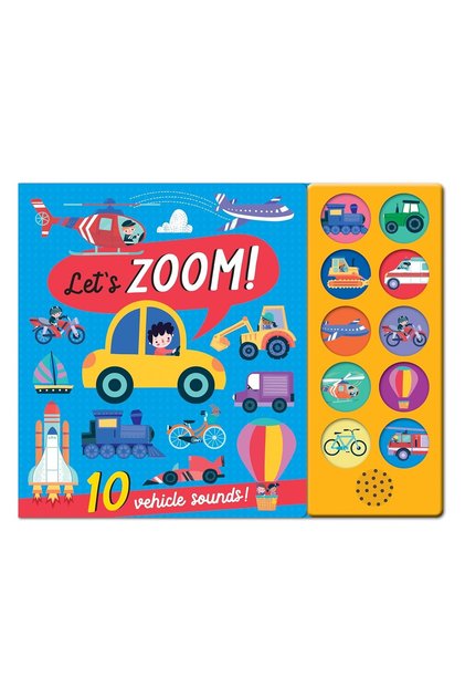 10 Button Sound Book - Let's Zoom