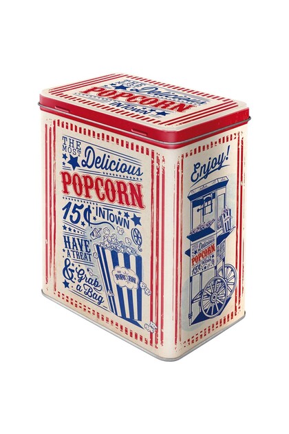 Nostalgic-Art Retro Saklama Kabı L, 3 l, Patlamış Mısır – Restoran Hayranları için Hediye Fikri, Büy