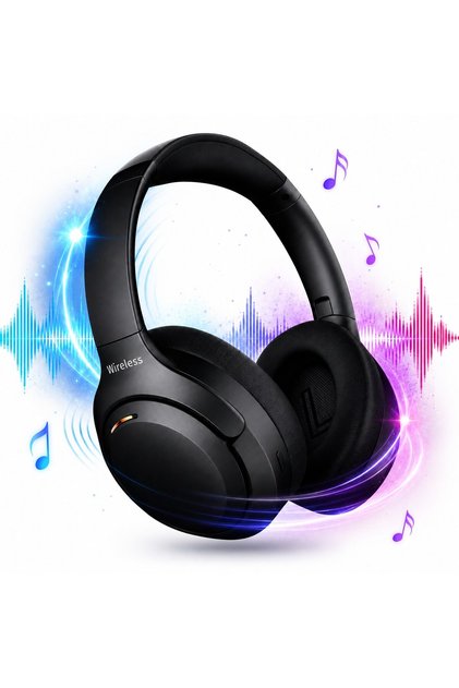 Casti Over-Ear Trevix ™ Fără fir, Bluetooth 5.4, 4 microfoane, Autonomie 70H