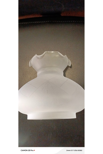 Hatalı Alaaddin Avize Camı (çap 11,boyu 14 cm)