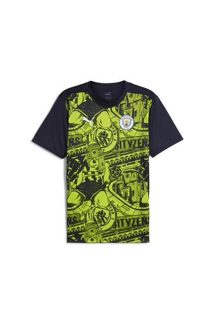 Mens Manchester City Pre-match Short Sleeve Jersey Top