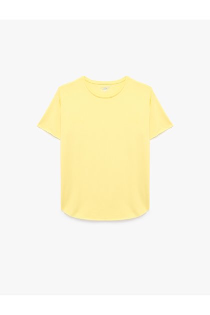 Comfortable Fit Short Sleeve Crew Neck Basic Sports T-Shirt