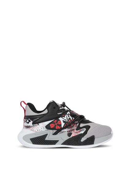 Kothill F Unisex Kids Velcro Gray / Red Casual Sneakers