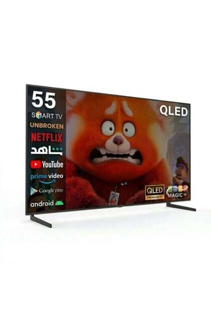 تلفزيون ذكي سحري مقاس 55 بوصة بدقة 4K UHD - نظام تشغيل جوجل تي في - موديل MGP55DT24QSBT2/GOOGLE