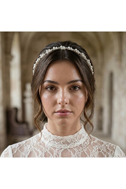 Handmade Bridal Tiara with Pearls and Crystals – Elegant Fine Crown – Hair Accessory for Wedding, Engagement, and Special Occasions