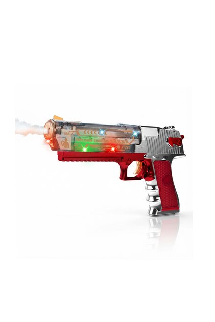 Pistol de Jucărie Interactiv cu Fum, Lumini și Sunete 6511110050143, Model 47149 - Nou