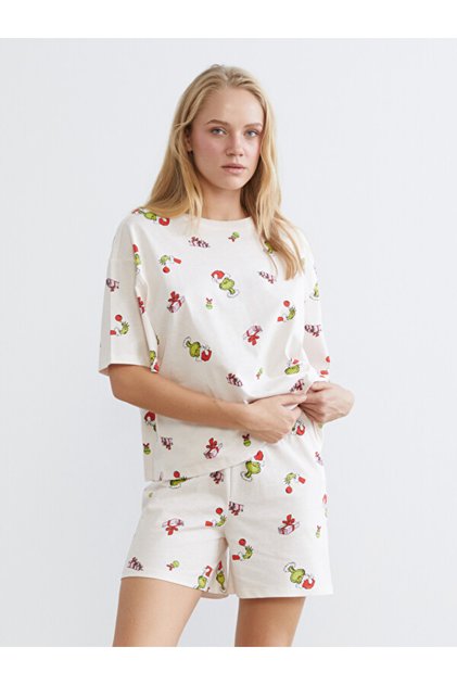 I New Year's Themed Women's Shorts Pajama Set from Freezen Store