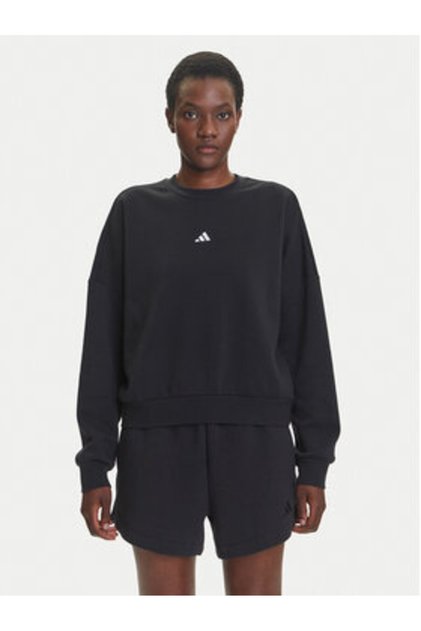 Hanorac de damă multicolor SPORTSWEAR-JC5932 NEGRU/ALB