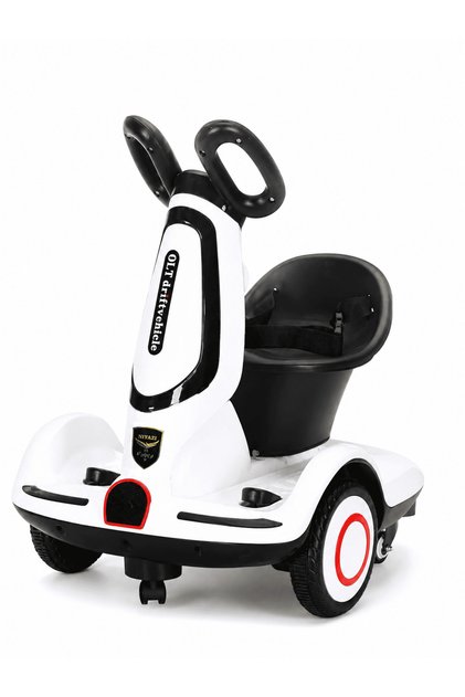 Kids' Electric Scooter 360 Degree Drifting Scooter with Safety Belt Led Light Music Children's Electric Ride on Car