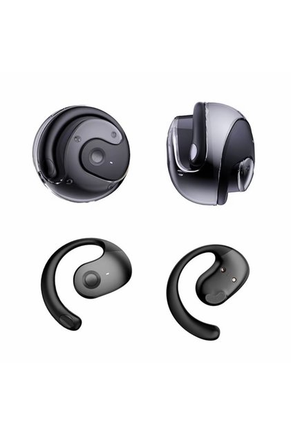 BY01-Black OWS BY01 Earbuds HiFi Sound Quality Wireless Bluetooth-Compatible Non-hanging EarHeadset
