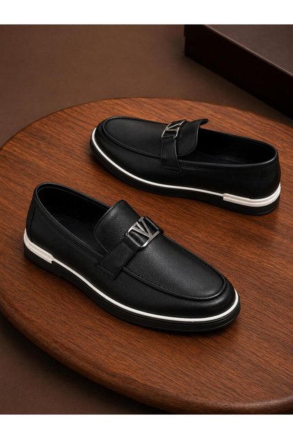100% Genuine Leather Orthopedic Men's Comfortable Summer Lightweight Classic Moccasin Shoes Loafer 40-44