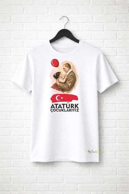 Girls and Boys Ataturk Tshirt 23 April 19 May 29 October 30 August 10 November Ataturk Children