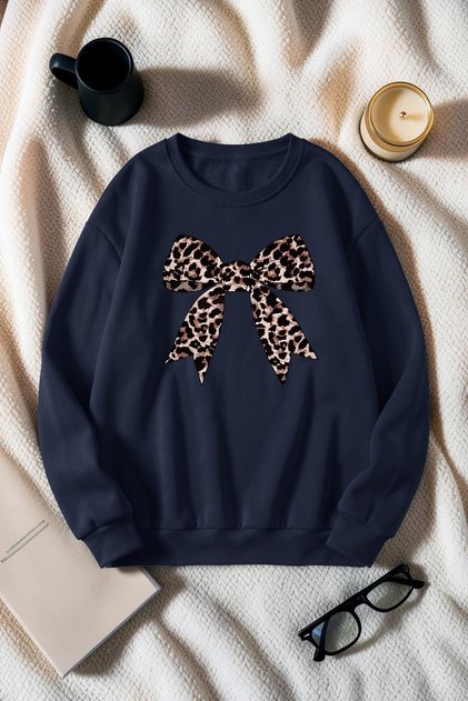 Unisex Printed Crew Neck Sweatshirt