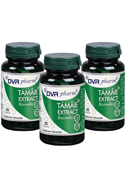 Pachet Tamaie extract Boswellia (acizi boswellici 40%), fara aditivi, 3x30cps