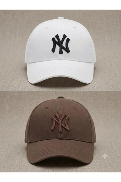 Sports Hat Unisex 2-Piece Set Adjustable Cotton Hat Cap