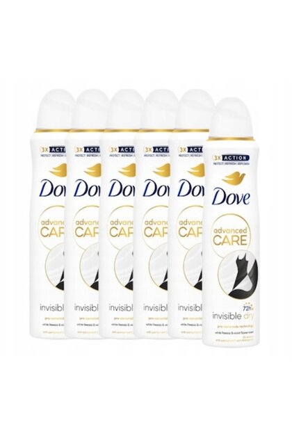Set 6x Deodorant, Advanced Care Invisible Dry bucăți, 150ml