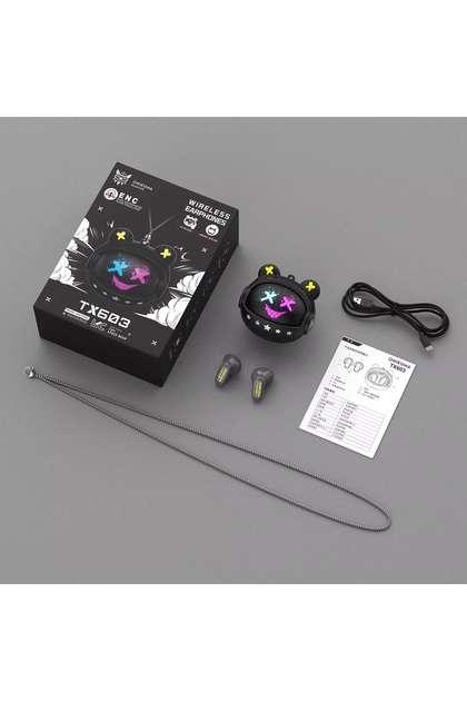 TX603 Space Bear Wireless Earphones with ENC