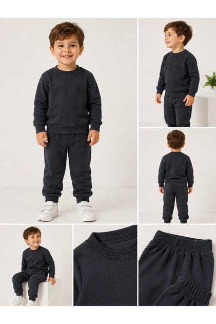 Boy's Seasonal Top and Bottom Tracksuit Set 2-6 Years Old