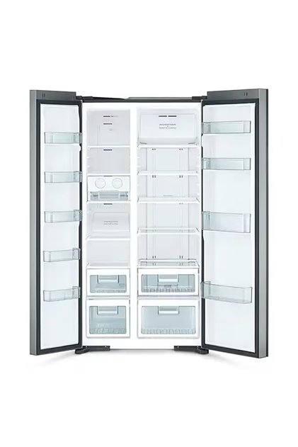 Double Door SXS Refrgirator (21 Cu FT, 595 L), Inverter, Silver, R-S800PS0GS