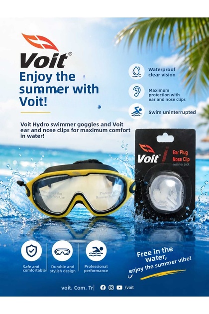 Hydro Sari Swimming Goggles + Ear and Nose Plug