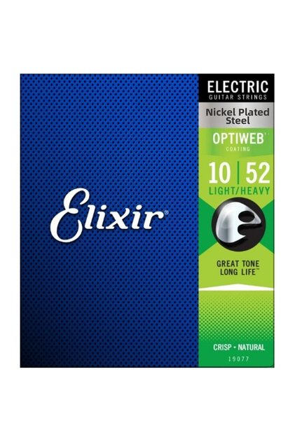 19077 Optiweb Light Heavy Electric Guitar String 10-52