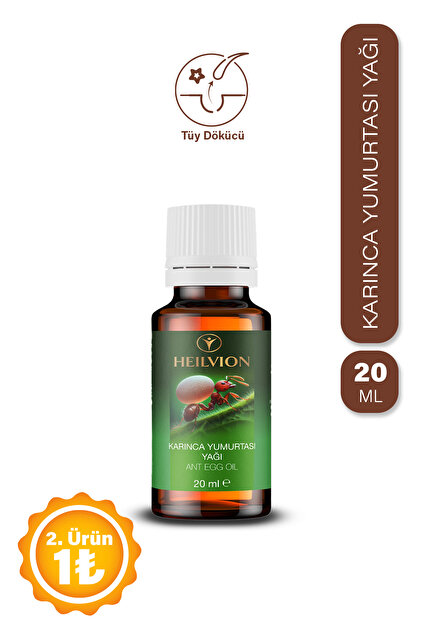HEILVION Karınca Yumurtası Yağı 20 ML %100 Doğal – Tüy Azaltıcı