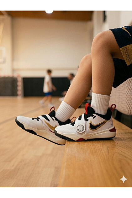 Nike Çocuk Basketbol Ayakkabısı Team Hustle D 11 DV8994-104 ASLAN