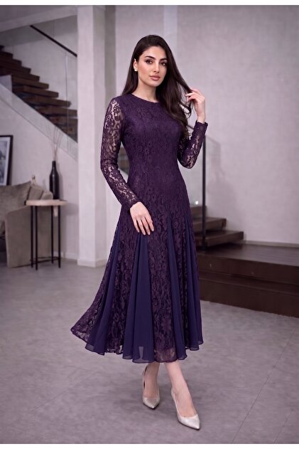 midi ponte dress Lucinda Ponte Midi Dress - / Black Cherry- Size3XS