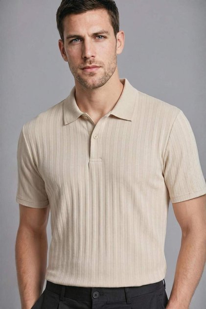 Pamuklu Regular Fit Kısa Kollu Polo Tişört H5936AX26SM