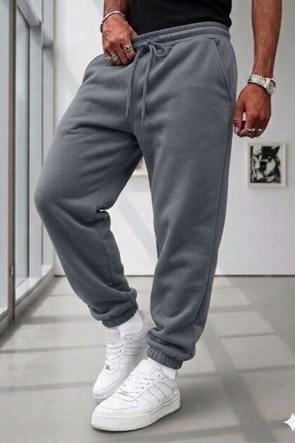 Nardogrey High Waist Thick Fleece Inside Jogger Sweatpants 3 Thread