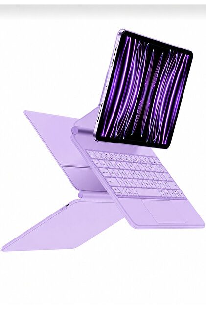 Fogy Ipad Air 11 Inç 2024/2025 M2/m3 Çipli Uyumlu Magic Keyboard
