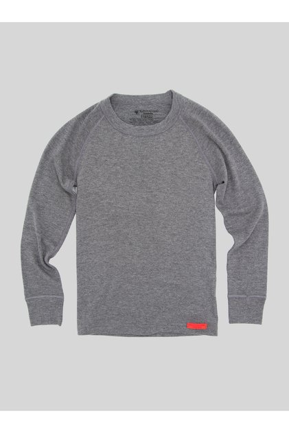 Children's Thermal T-Shirt Level 2 9265 - Gray Melange