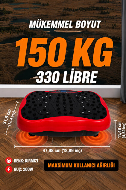 Blackbird Game Center Glr 550 Kırmızı Güçlü Titreşimli Egzersiz